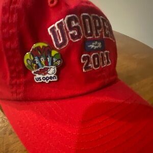 Red US Open 2011 Cap with collectors pin